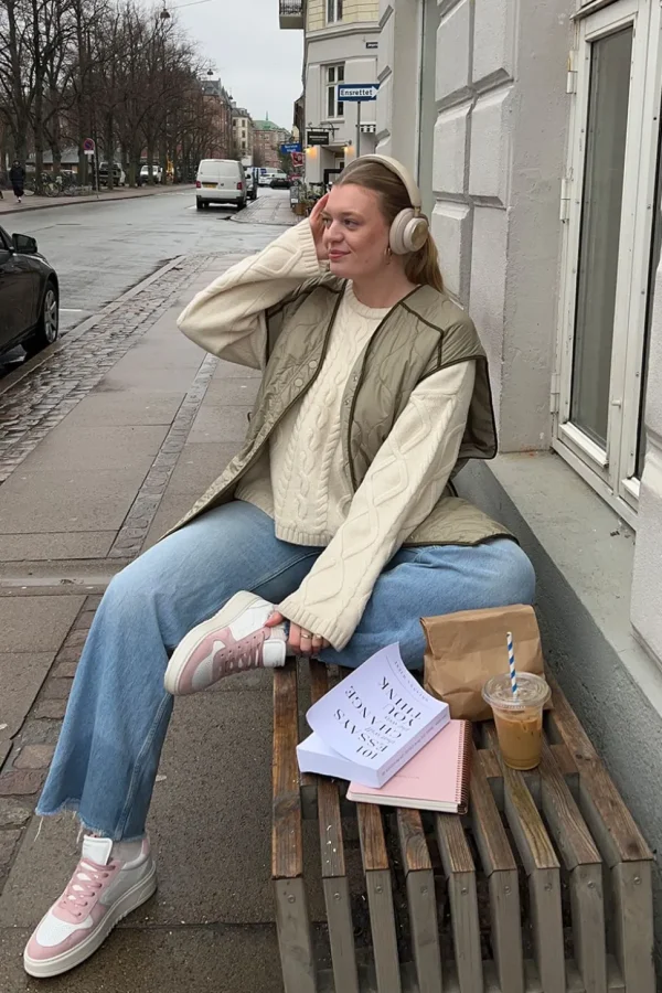 COPENHAGEN STUDIOS Cph77 Leather Mix^Dames Sneakers