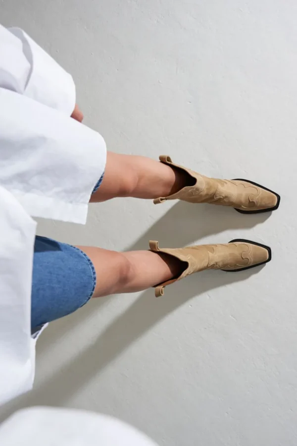 COPENHAGEN STUDIOS Cph233 Suede^Dames Westerse Laarzen