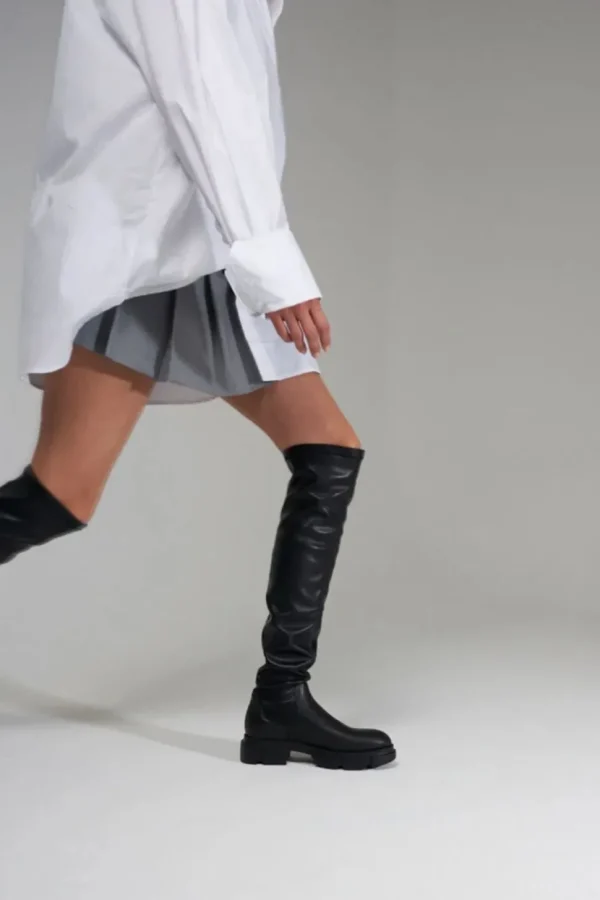 COPENHAGEN STUDIOS Cph544 Vitello/Vegan Stretch^Dames Laarzen